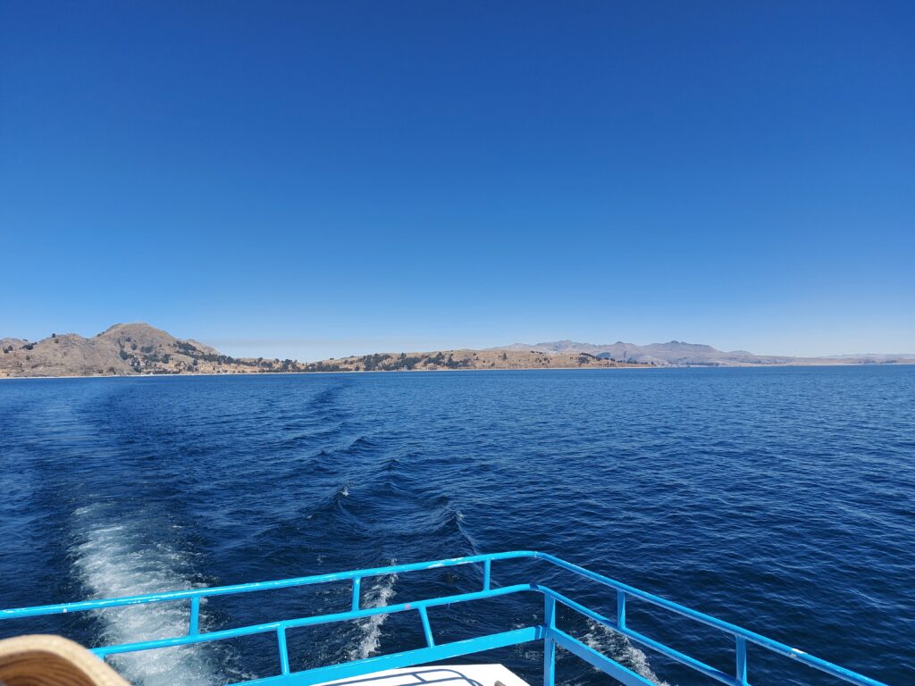 Boat from Copacabana to Isla del Sol