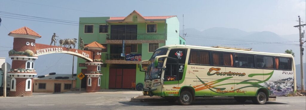 This bus goes directly from Cochabamba to Samaipata