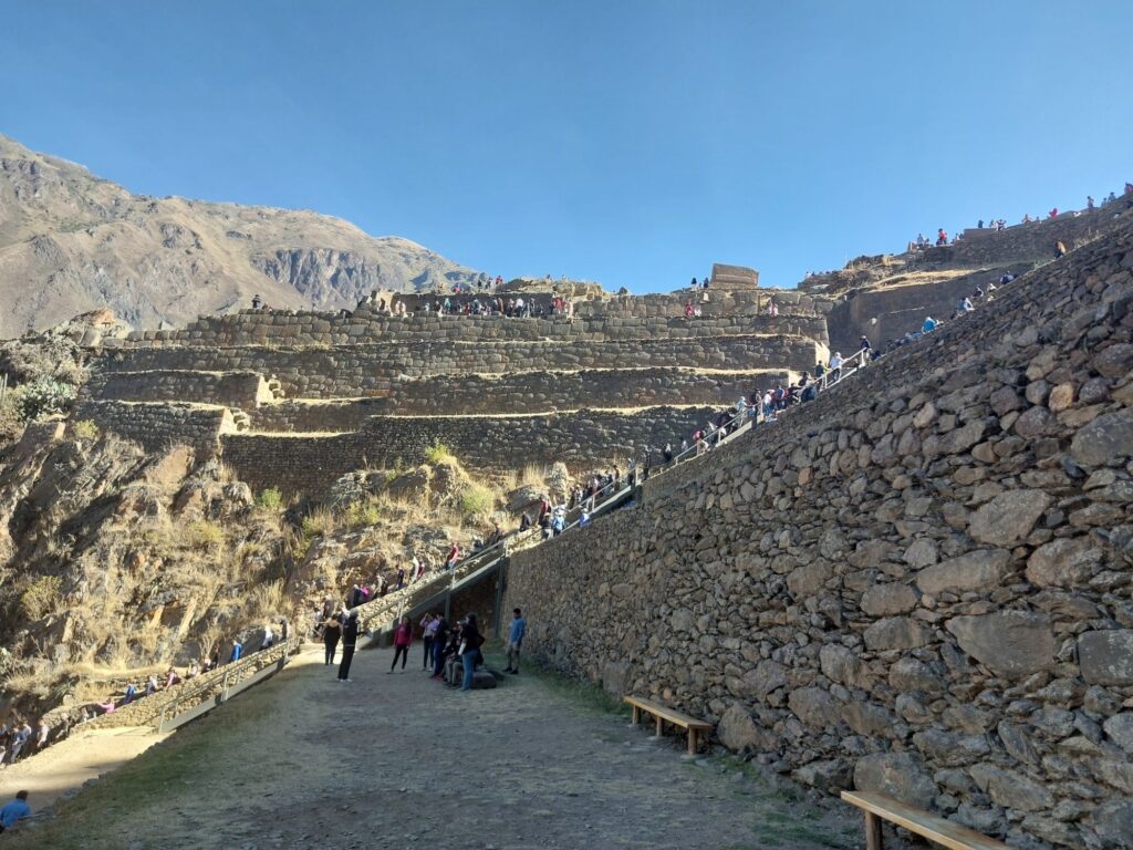 After the colectivo cusco to ollantaytambo, visit the ollantaytambo ruins