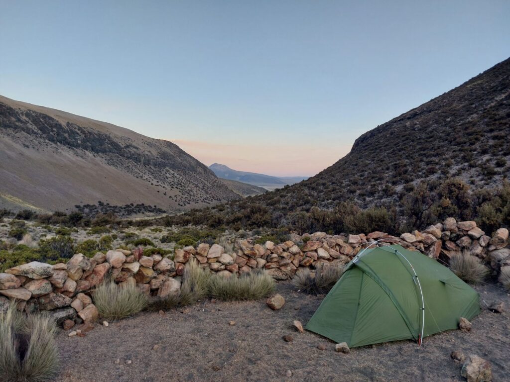 Camp-1, Lagunas de Altura Hike, Sajama National Park, Bolivia