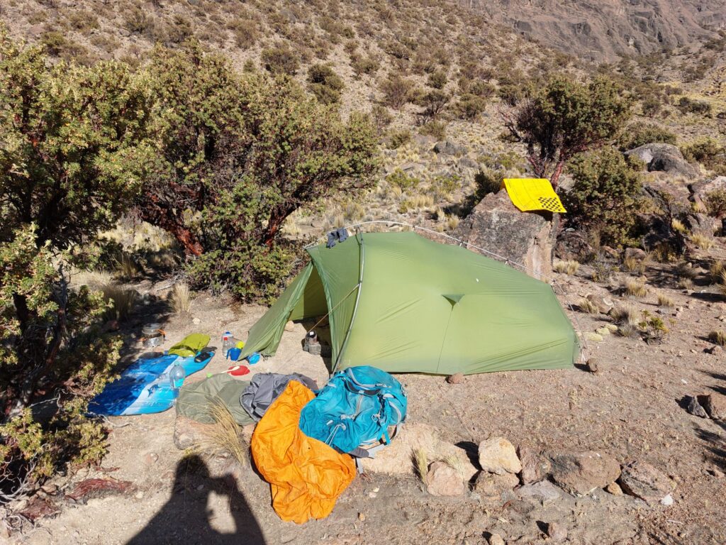 Camp-2, Lagunas de Altura Hike, Sajama National Park, Bolivia